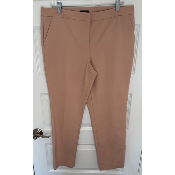 Vince Camuto Women’s Size 12 Light Pink Straight Leg Stretch Work Pants Career - Picture 1 of 6